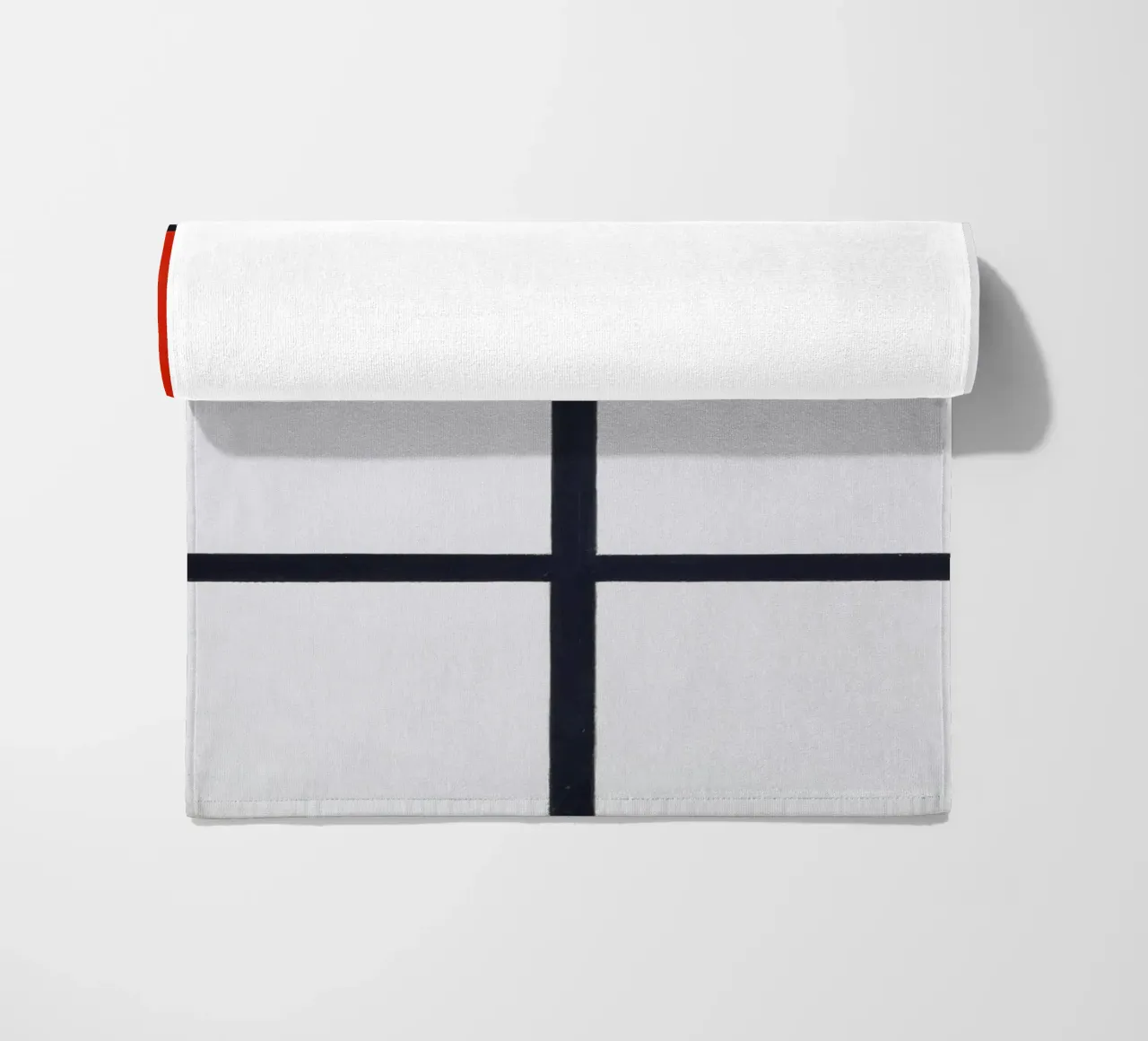 Piet Mondrian - Composizione n. I, con rosso e nero telo mare da William Store