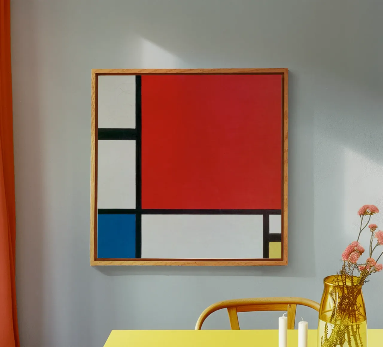 Piet Mondriaan, Composizione Mondrian II in rosso, blu, giallo plexiglass da William Store