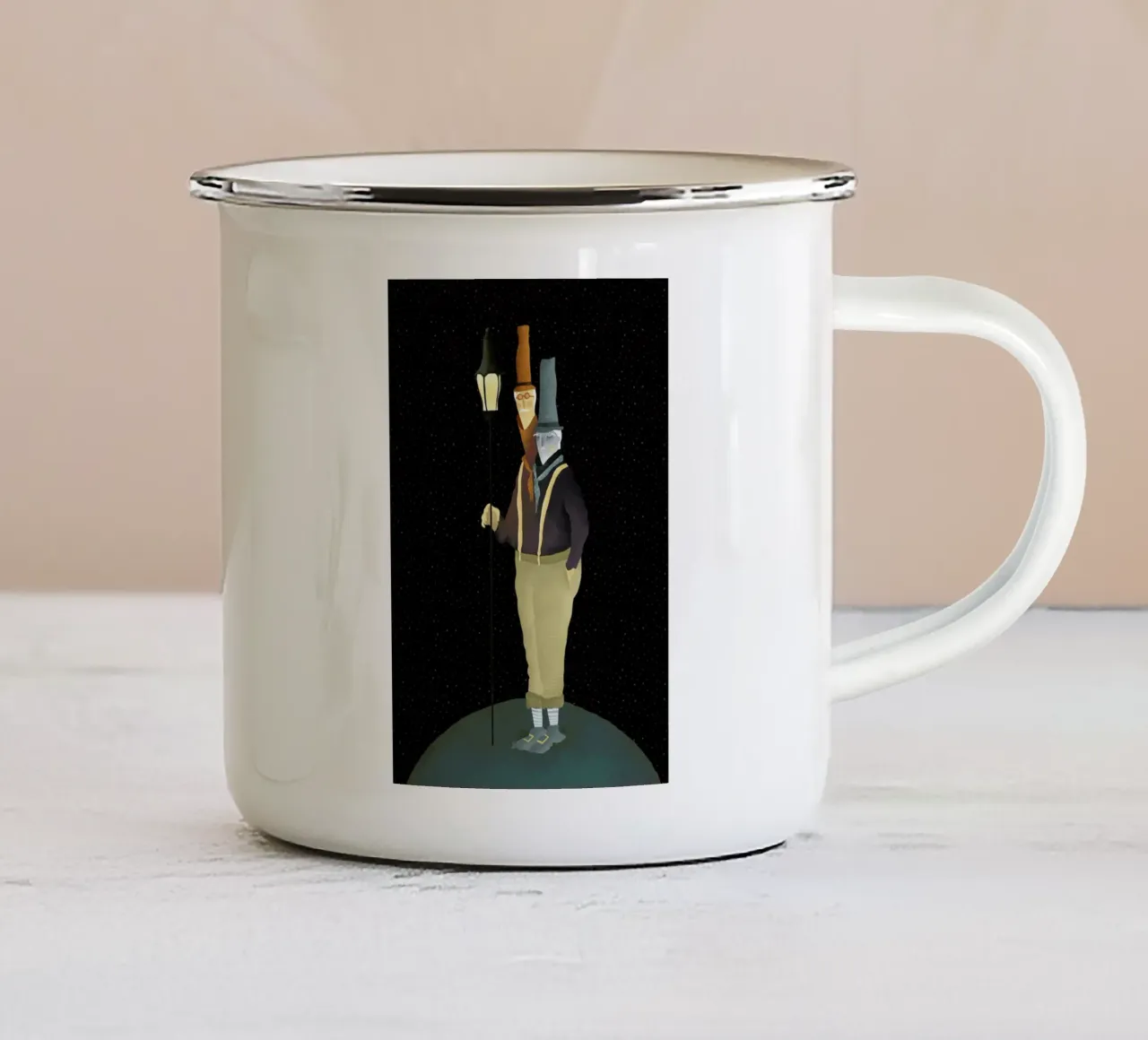 Lighter tazza in smalto da Amalia Restrepo