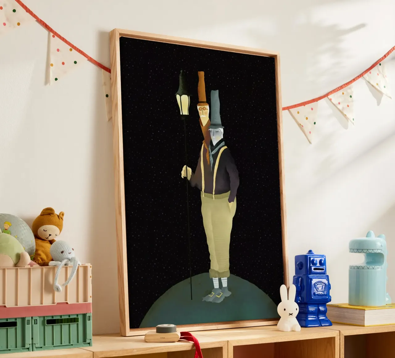 Lighter canvas met Baklijst van Amalia Restrepo