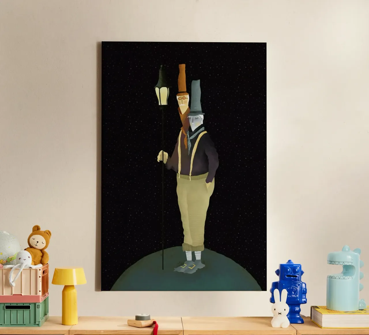 Lighter canvas met Baklijst van Amalia Restrepo