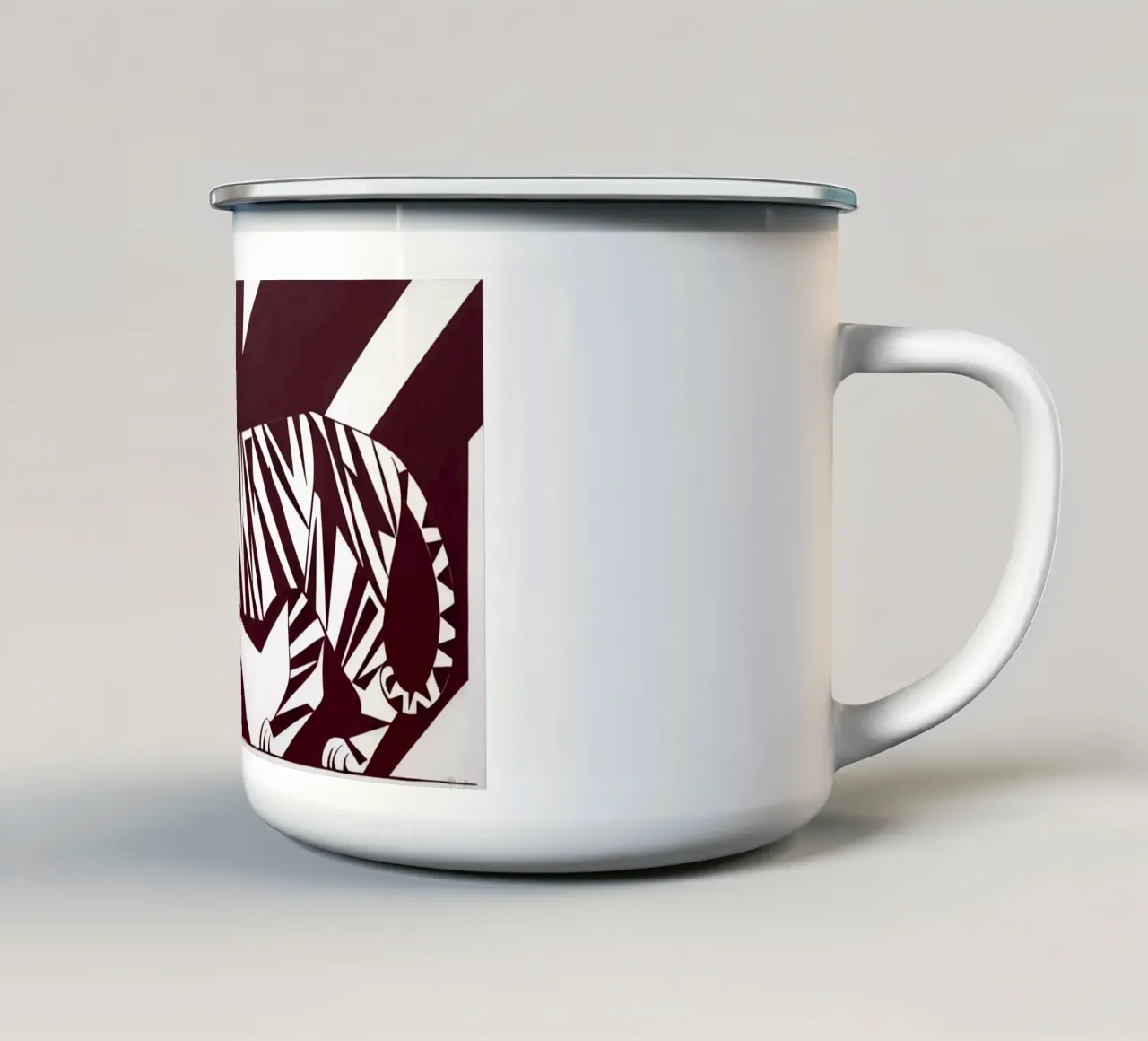 Tiger_XYX tazza in smalto da Crypto_Jungle