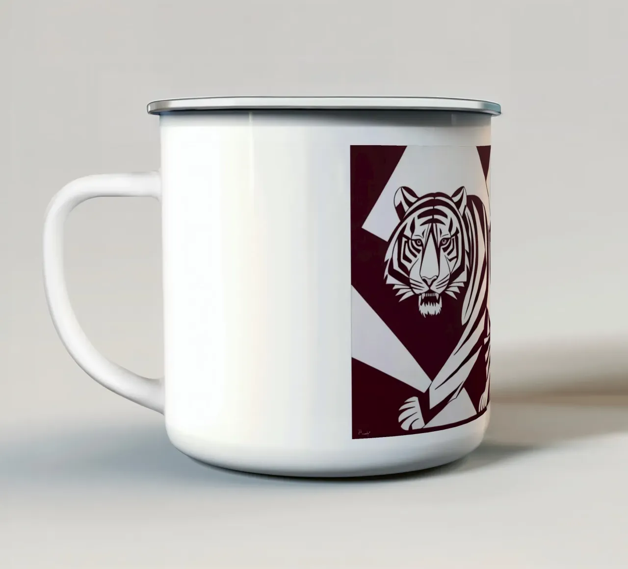 Tiger_XYX tazza in smalto da Crypto_Jungle