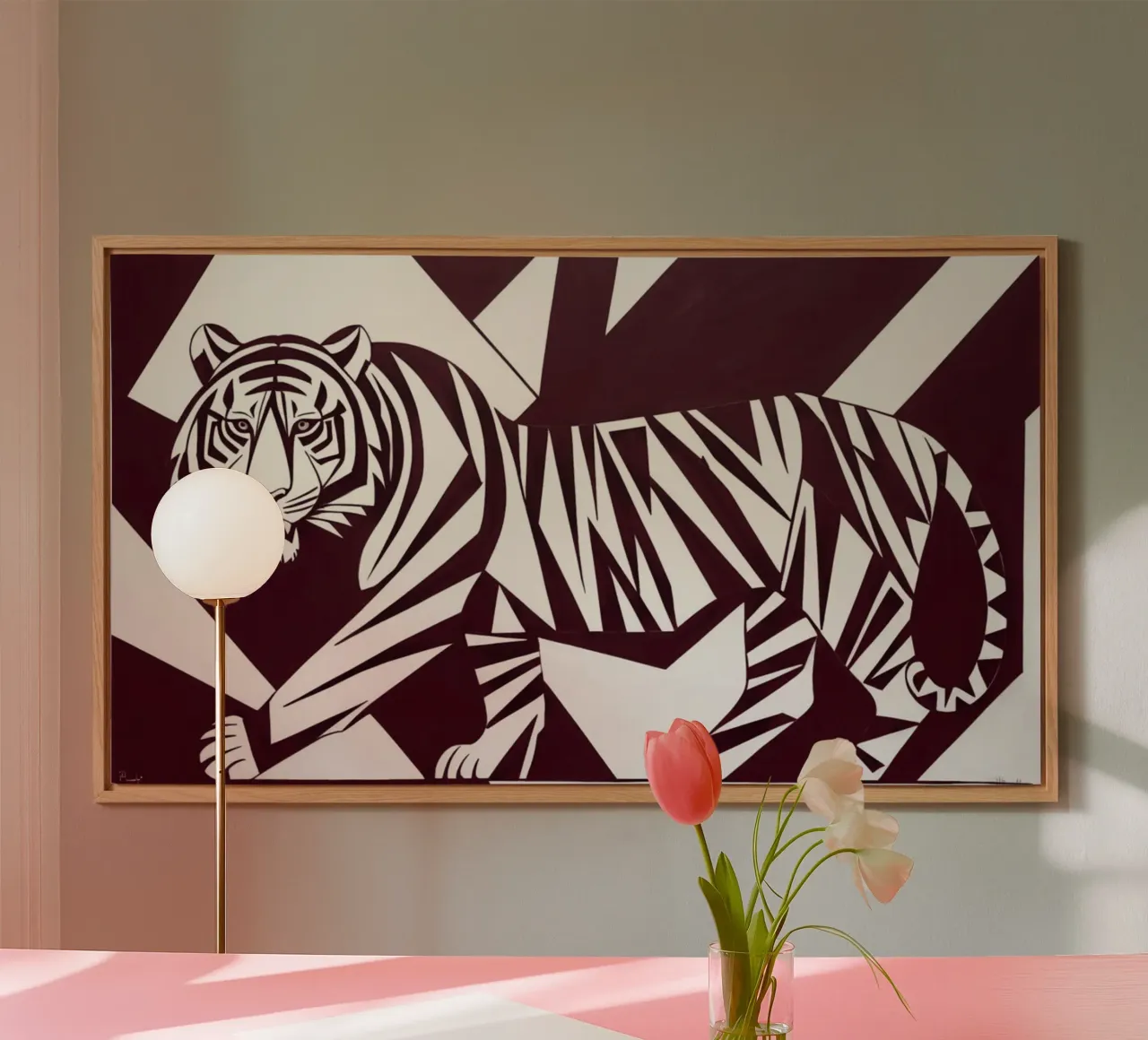 Tiger_XYX alluminio dibond da Crypto_Jungle