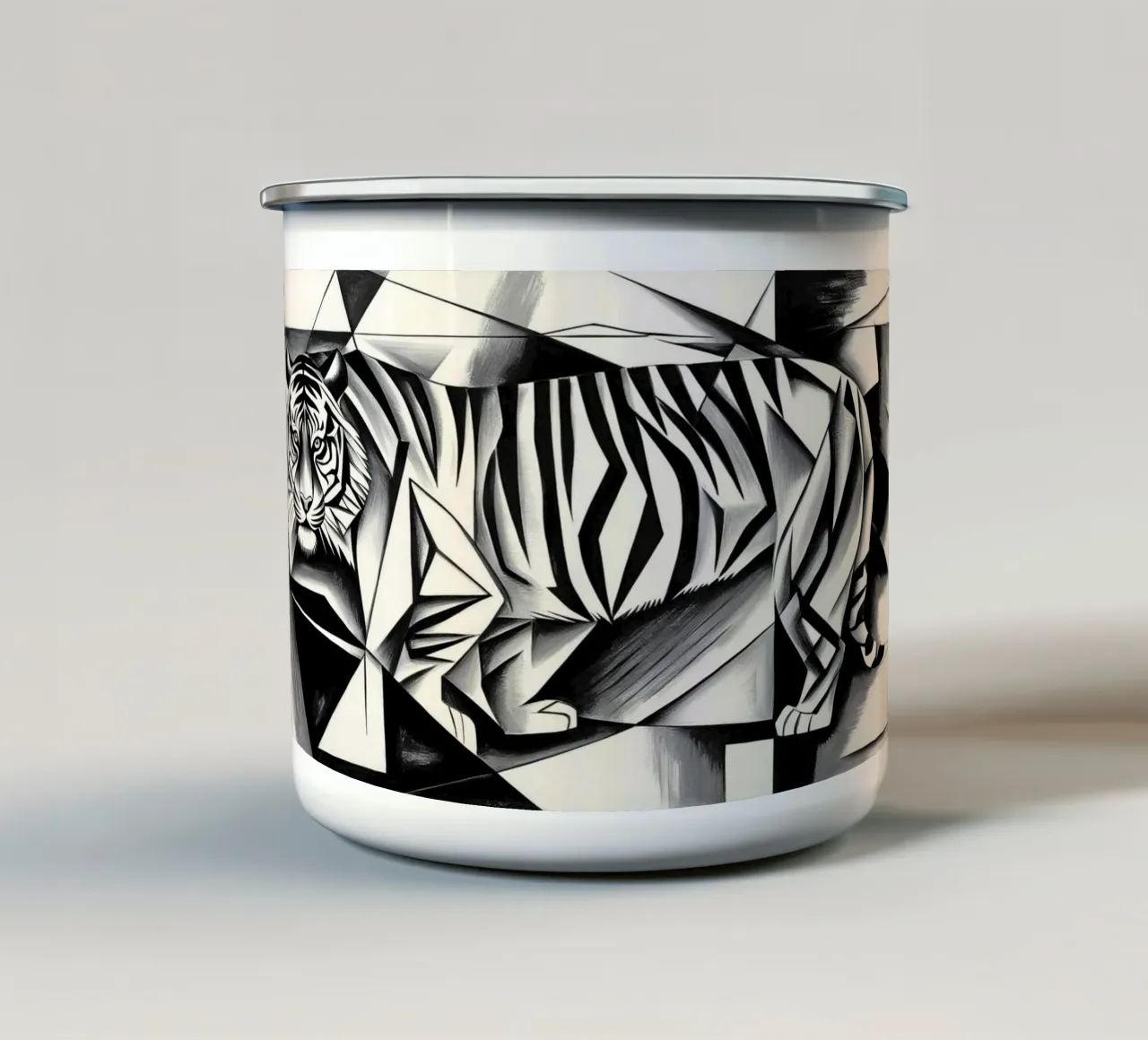 Tiger_XZX tazza in smalto da Crypto_Jungle