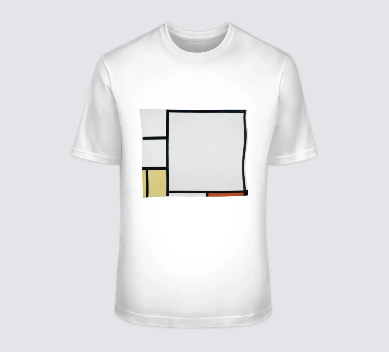 Piet Mondrian - Composizione con blu, rosso, giallo e nero t-shirt da William Store