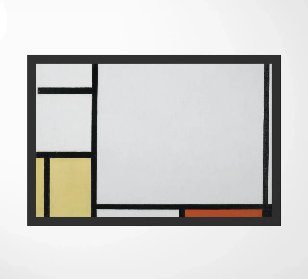 Piet Mondrian - Composizione con blu, rosso, giallo e nero zerbino da William Store