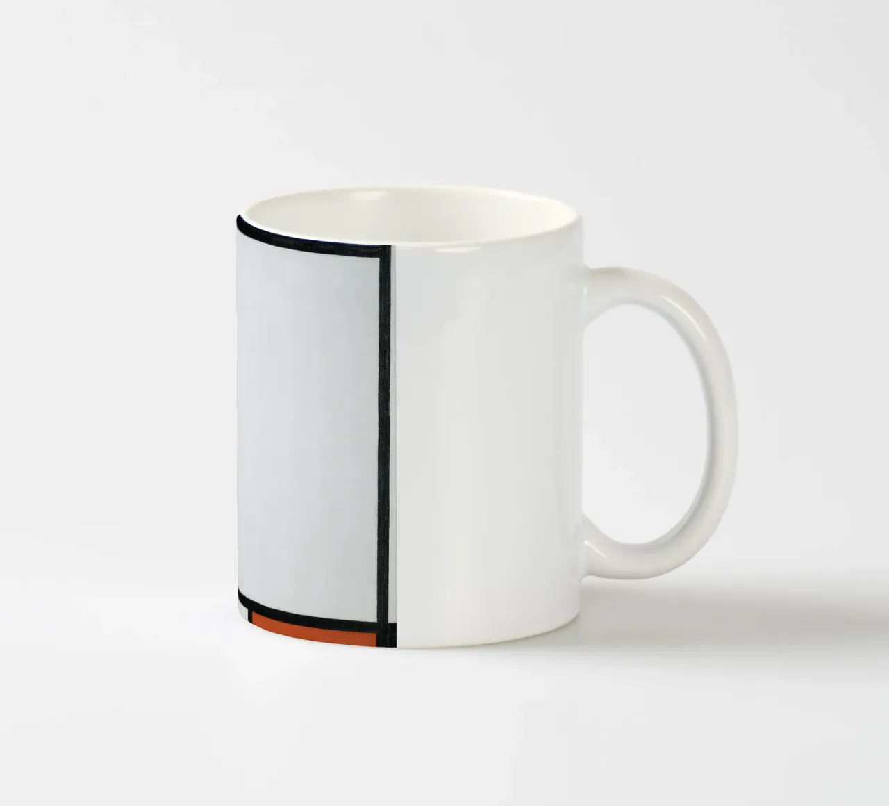 Piet Mondrian - Composizione con blu, rosso, giallo e nero tazza in ceramica da William Store