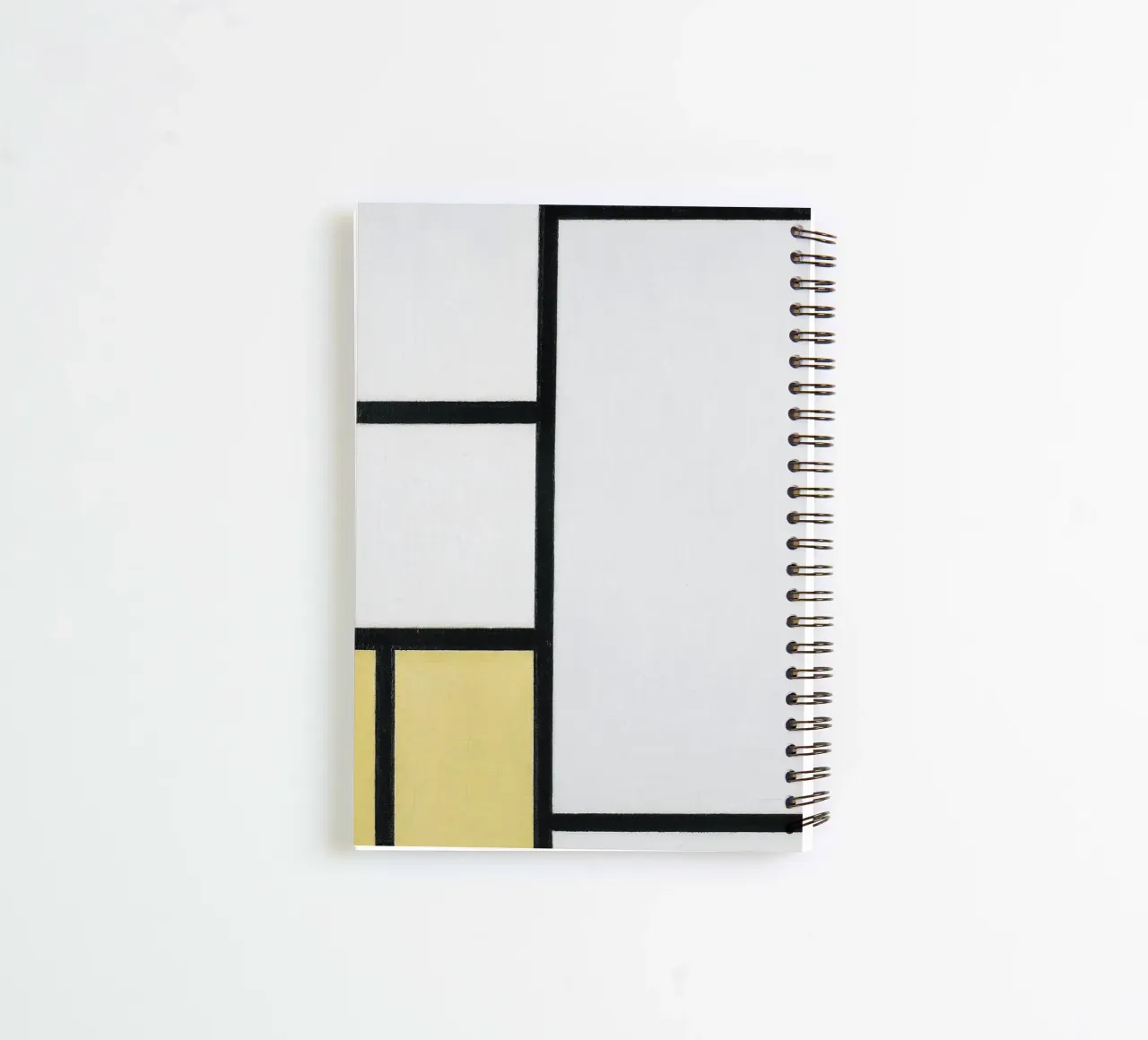 Piet Mondrian - Composition avec bleu, rouge, jaune, noir carnet à spirale de William Store