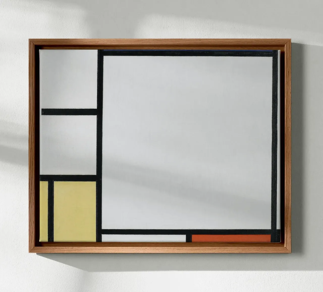 Piet Mondriaan - Compositie met blauw, rood, geel en zwart canvas van William Store