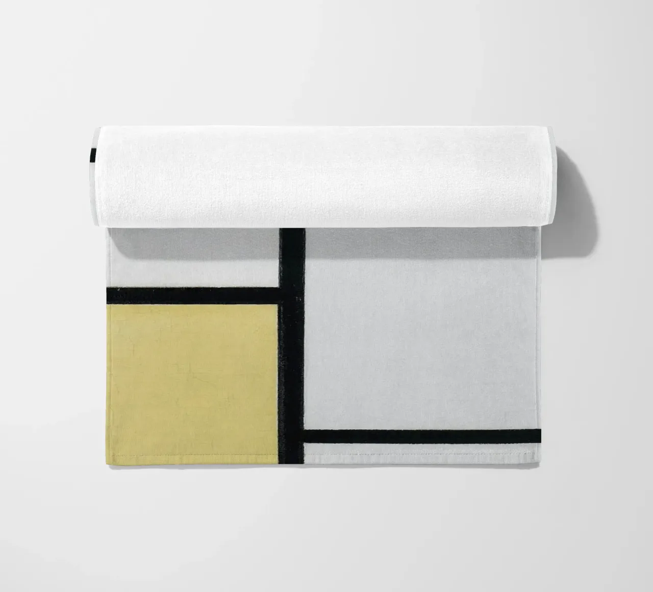 Piet Mondrian - Composizione con blu, rosso, giallo e nero telo mare da William Store
