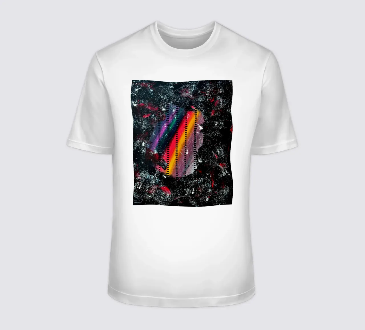 A WINK TO POLLOCK t-shirt da Thierry Vobmann Abstract painting