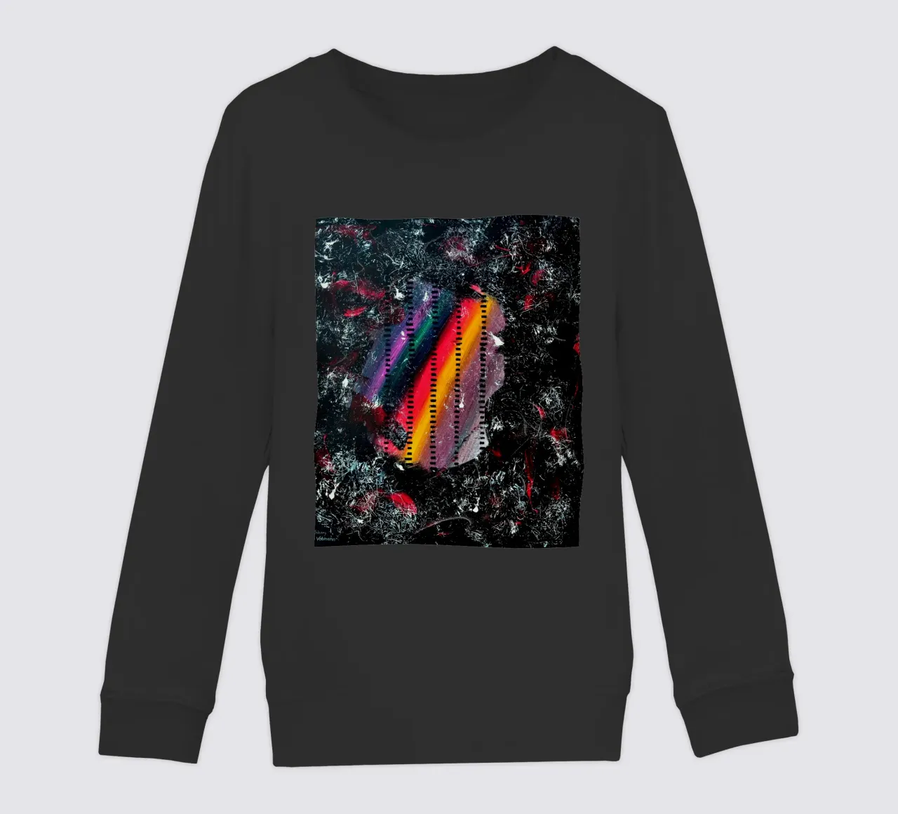 A WINK TO POLLOCK felpa bambino da Thierry Vobmann Abstract painting