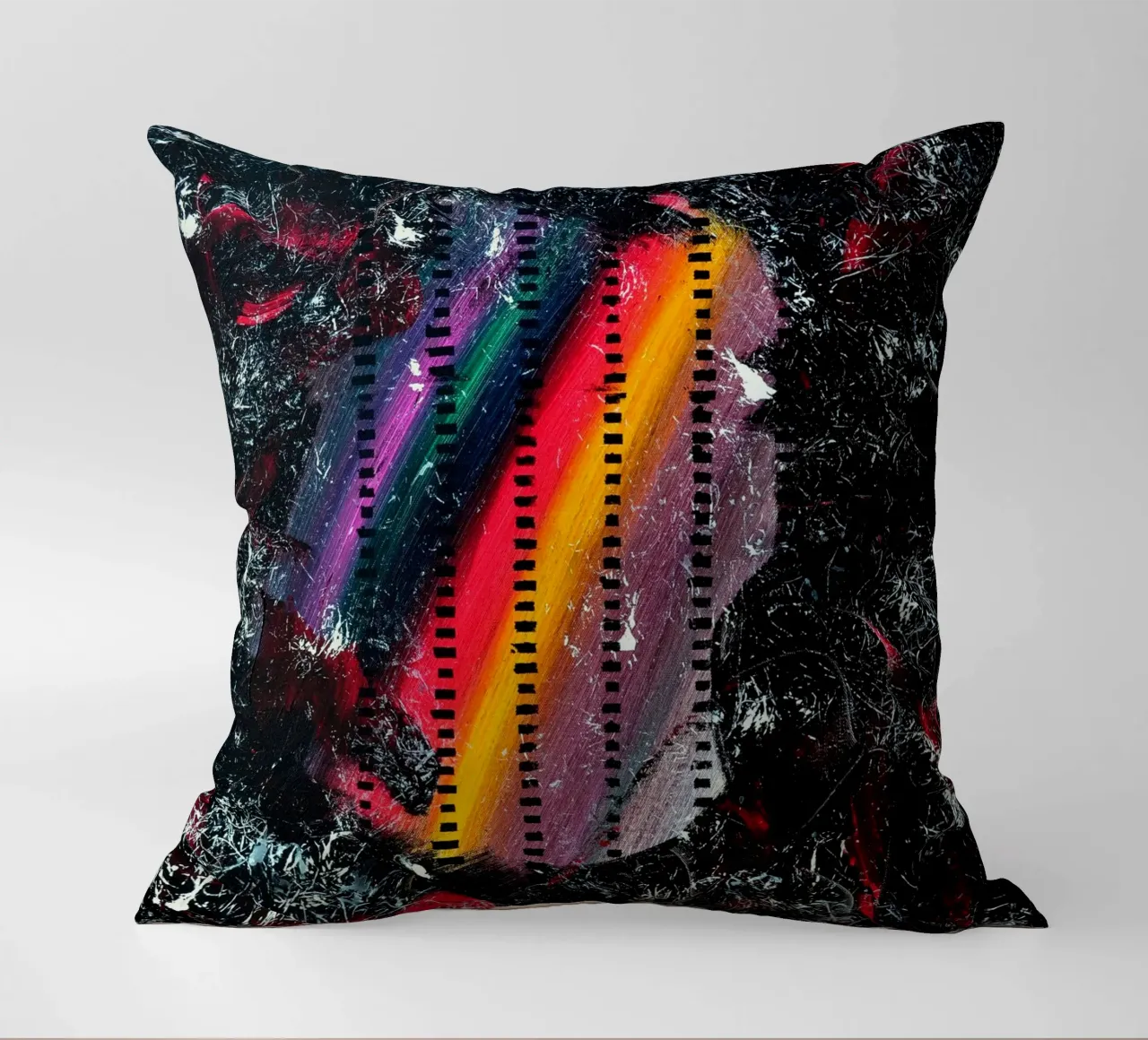 A WINK TO POLLOCK cuscino da Thierry Vobmann Abstract painting