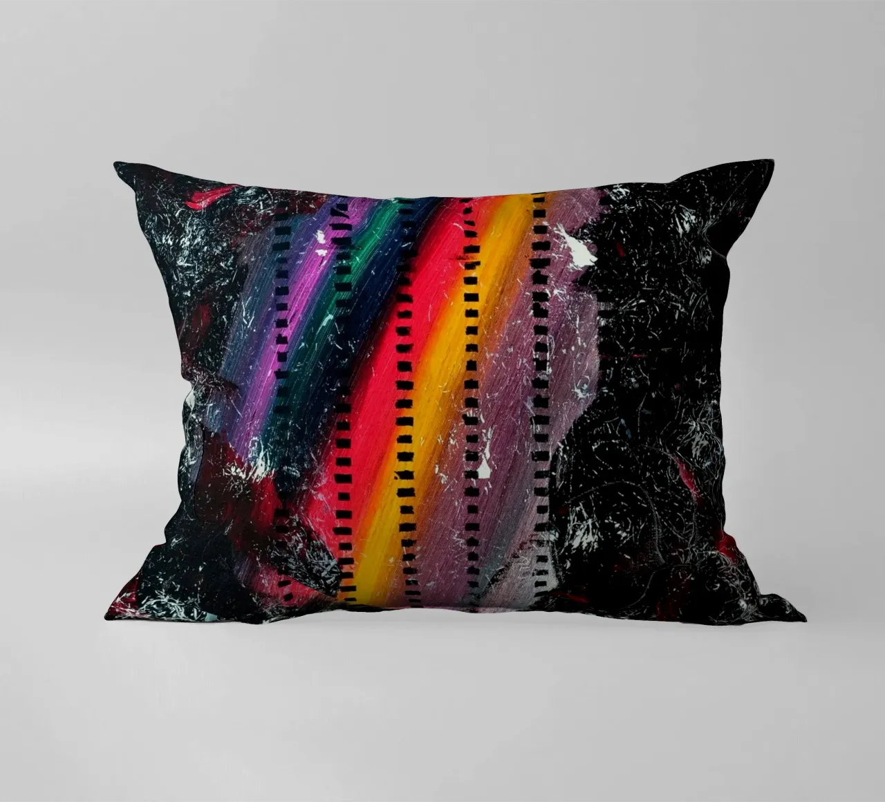 A WINK TO POLLOCK cuscino da Thierry Vobmann Abstract painting