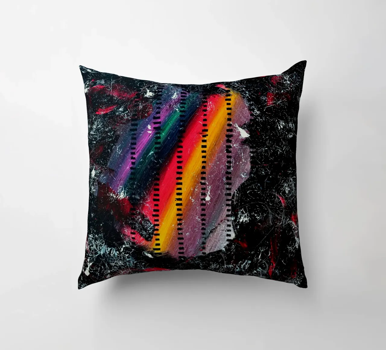 A WINK TO POLLOCK cuscino da Thierry Vobmann Abstract painting