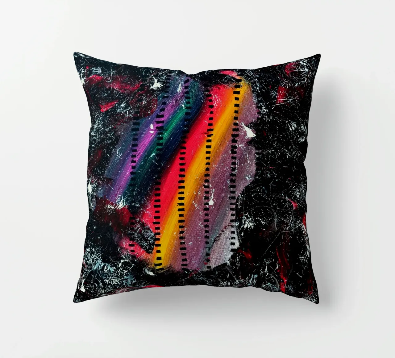 A WINK TO POLLOCK cuscino da Thierry Vobmann Abstract painting