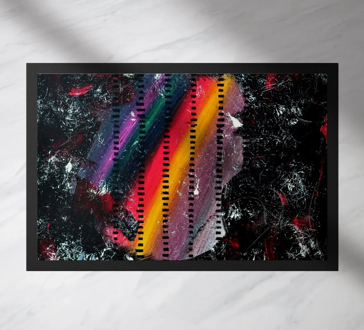 A WINK TO POLLOCK zerbino da Thierry Vobmann Abstract painting