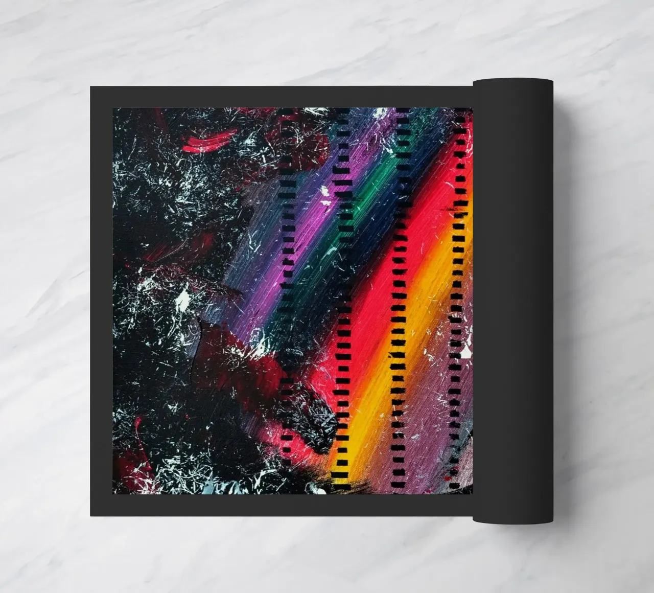 A WINK TO POLLOCK zerbino da Thierry Vobmann Abstract painting