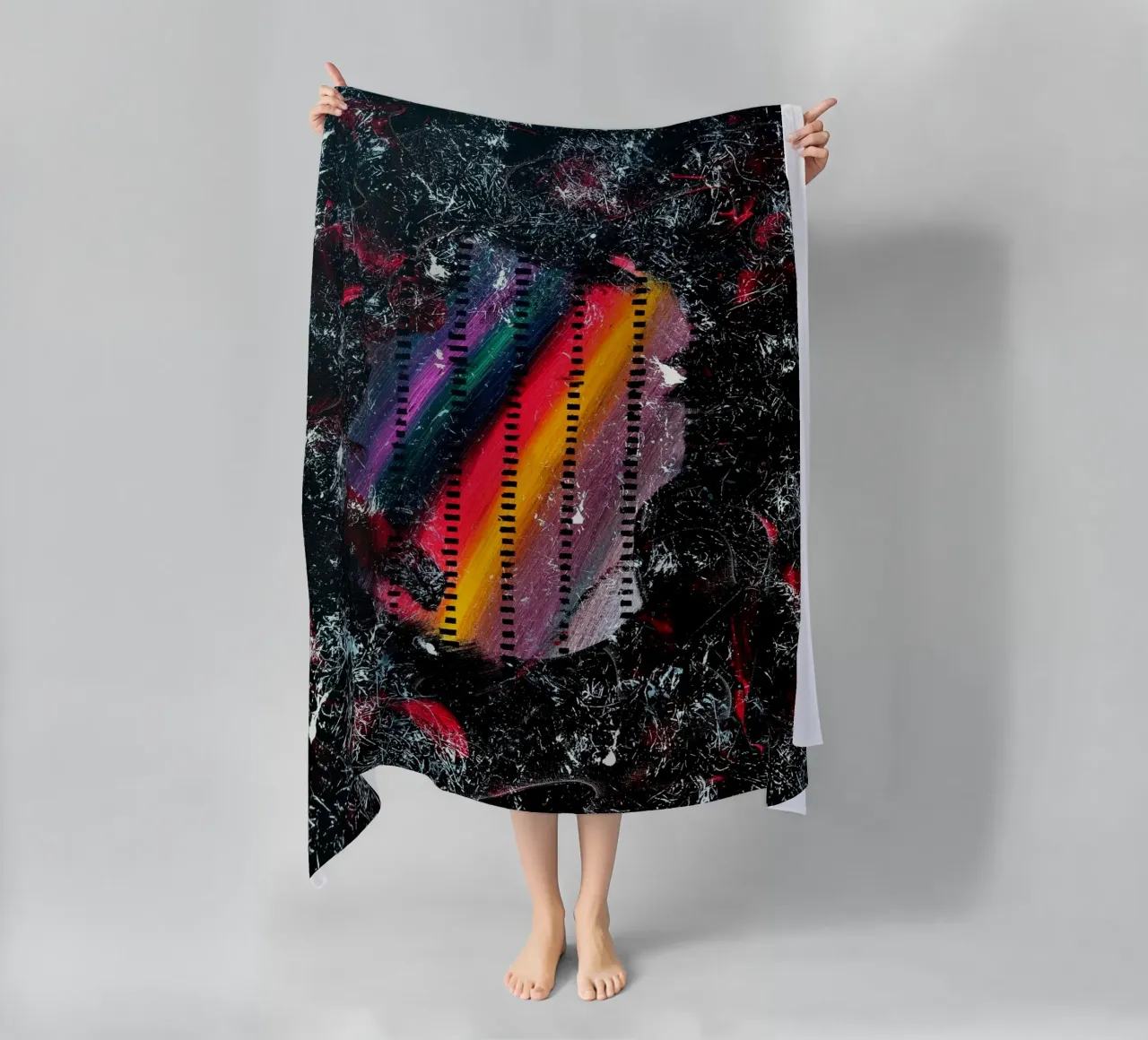 A WINK TO POLLOCK telo mare da Thierry Vobmann Abstract painting