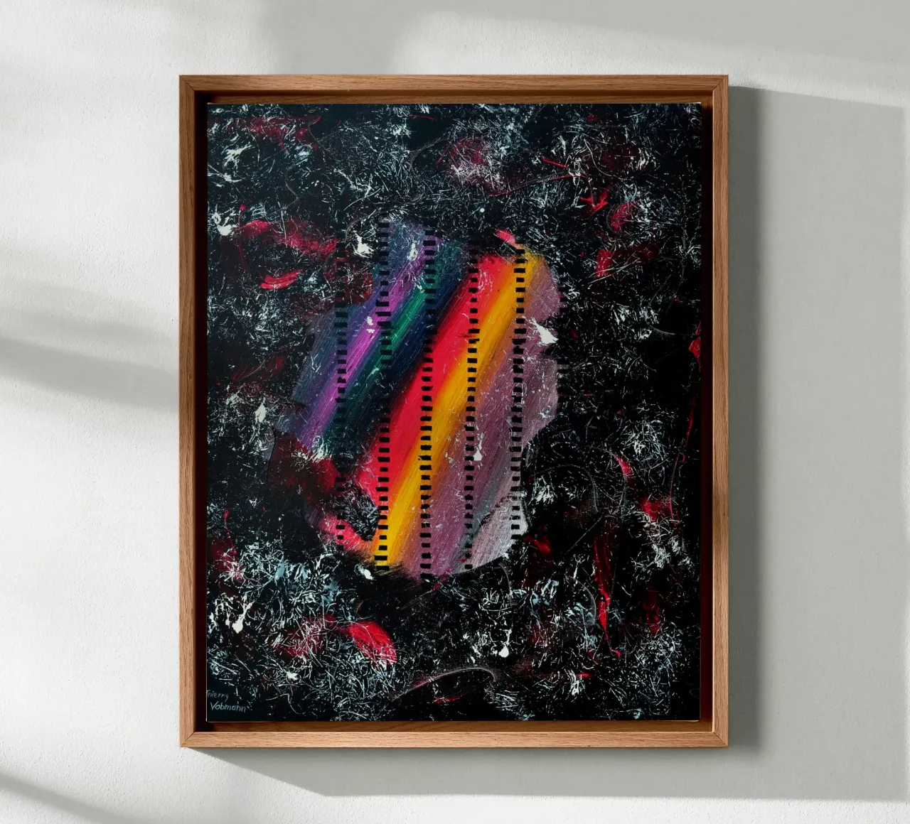 A WINK TO POLLOCK tela da Thierry Vobmann Abstract painting