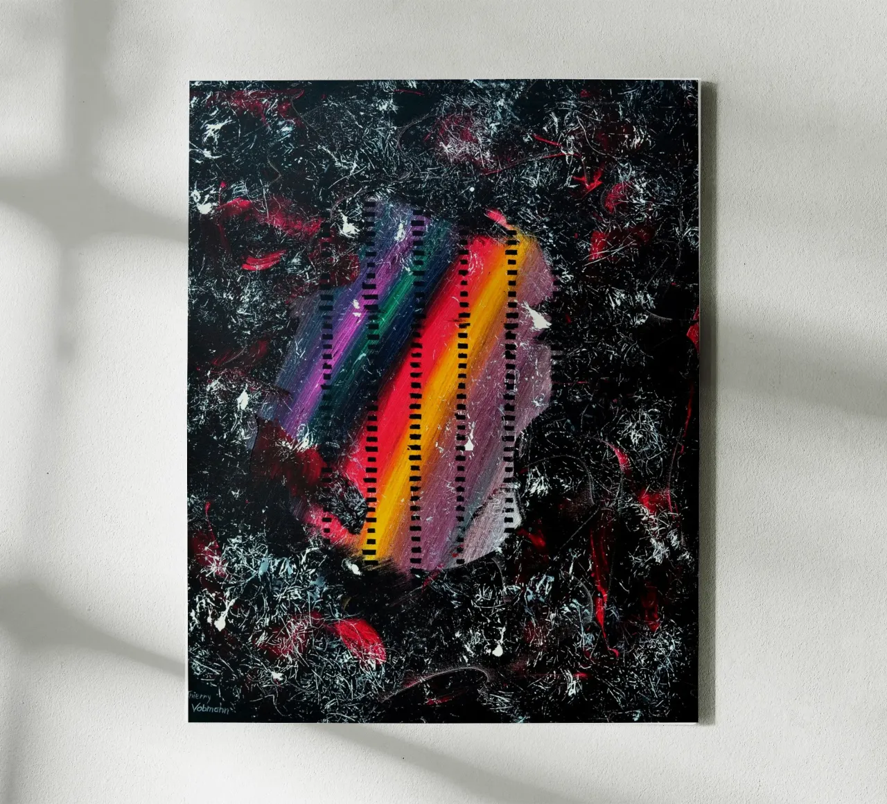 A WINK TO POLLOCK tela da Thierry Vobmann Abstract painting