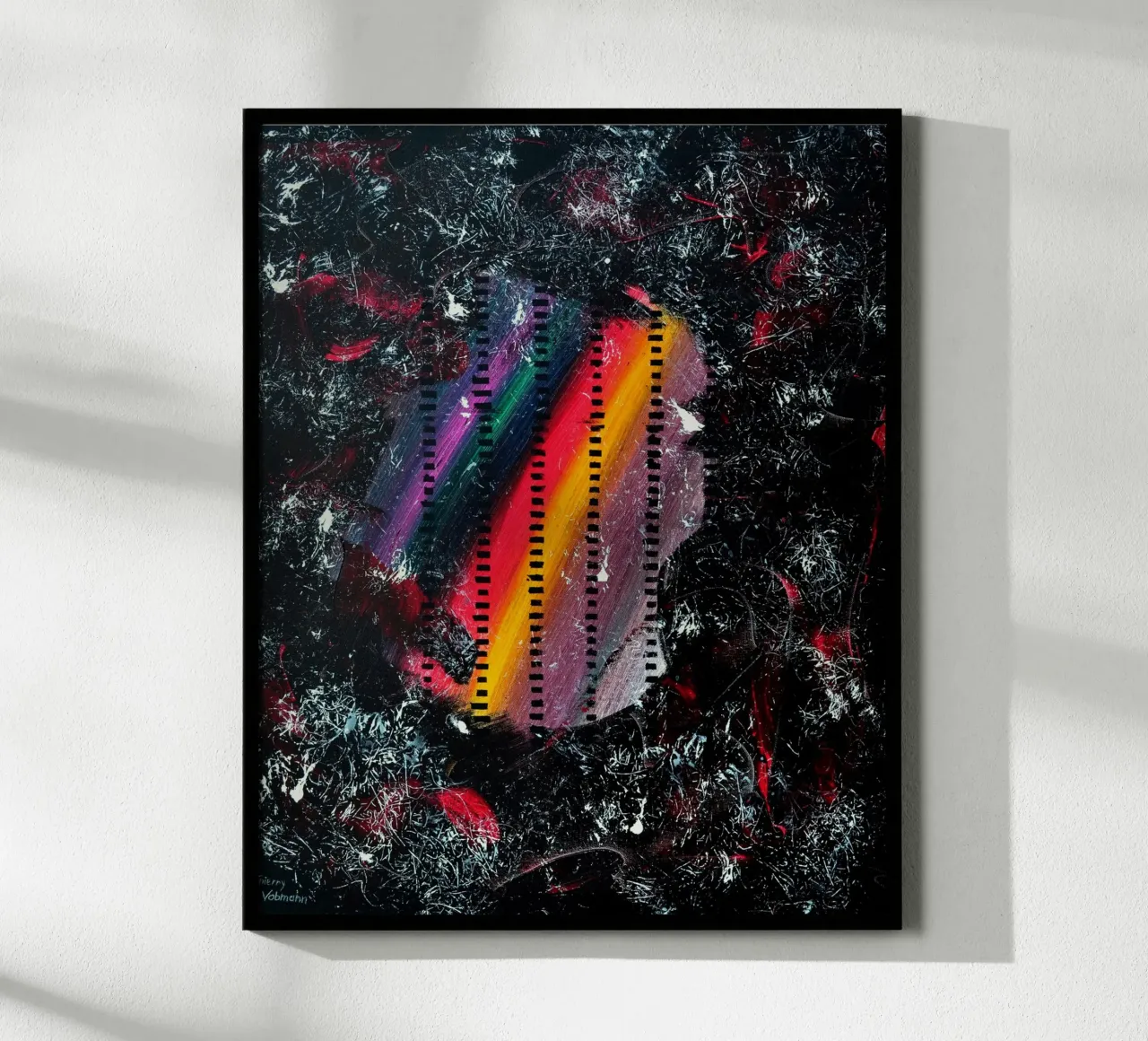 A WINK TO POLLOCK poster da Thierry Vobmann Abstract painting