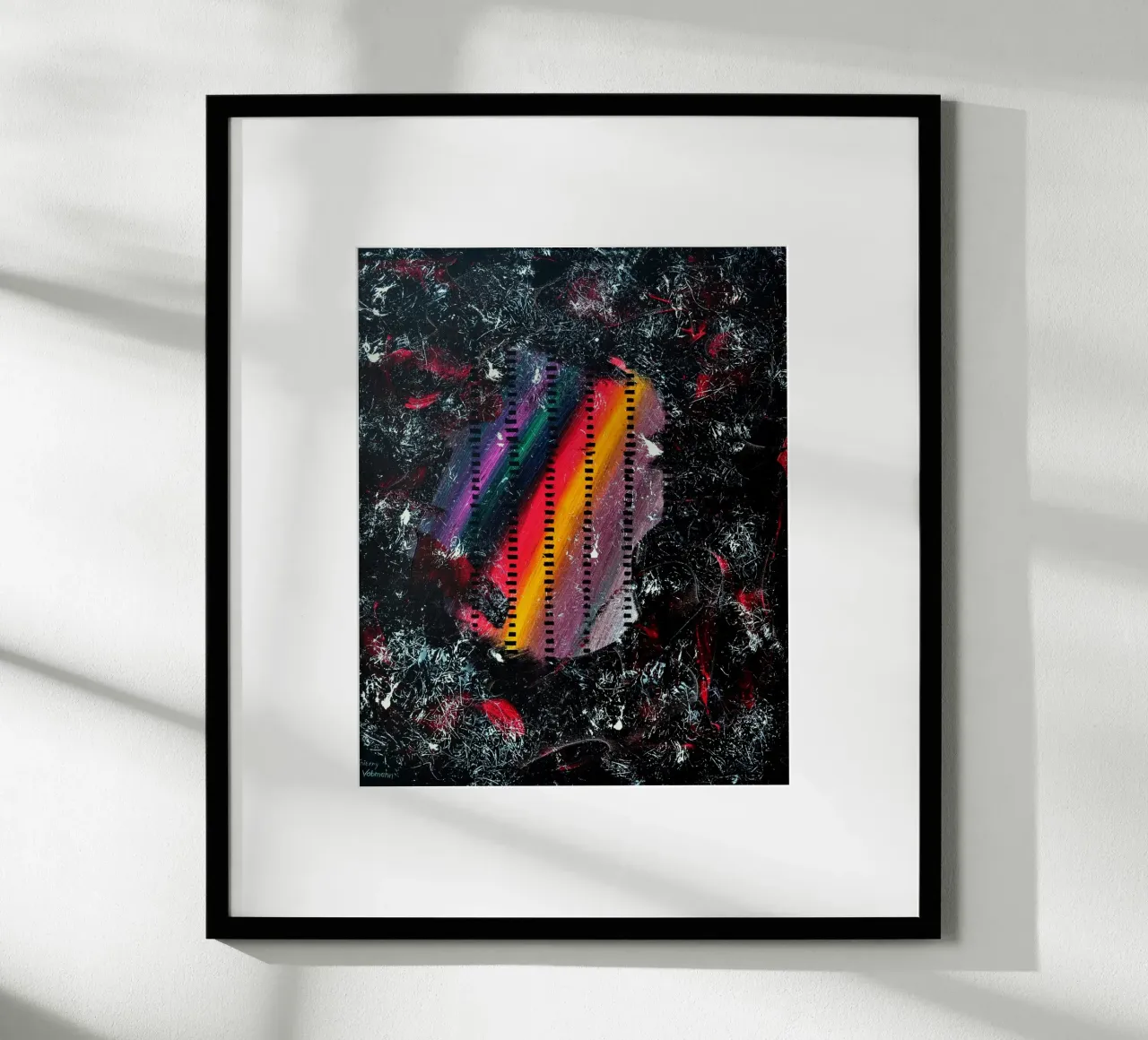 A WINK TO POLLOCK poster da Thierry Vobmann Abstract painting