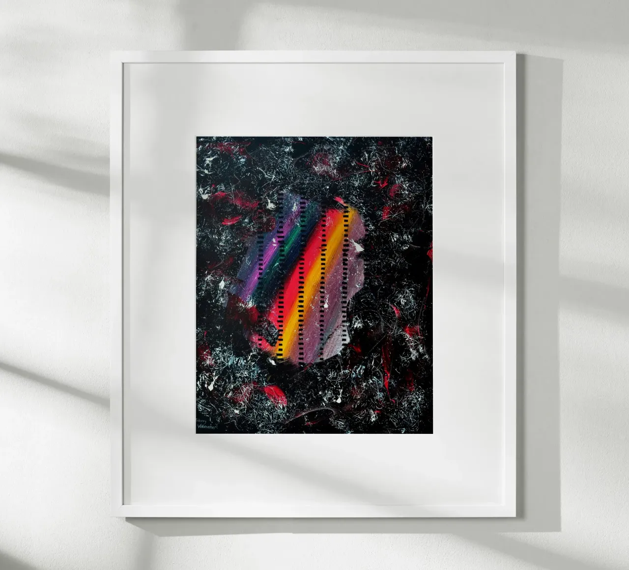 A WINK TO POLLOCK poster da Thierry Vobmann Abstract painting