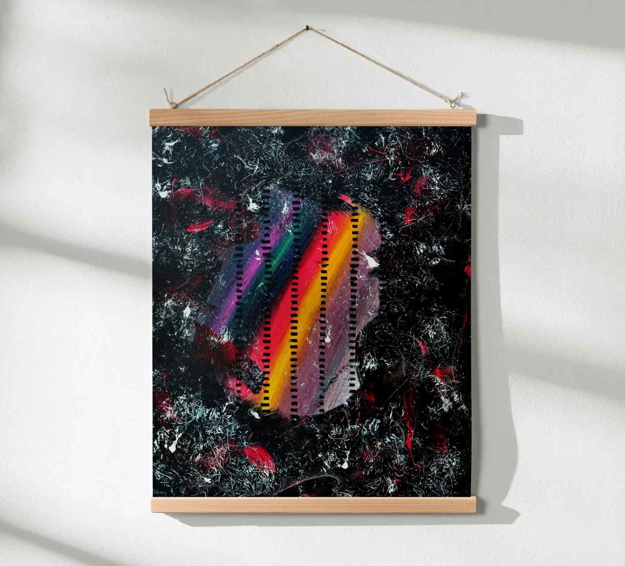 A WINK TO POLLOCK poster da Thierry Vobmann Abstract painting