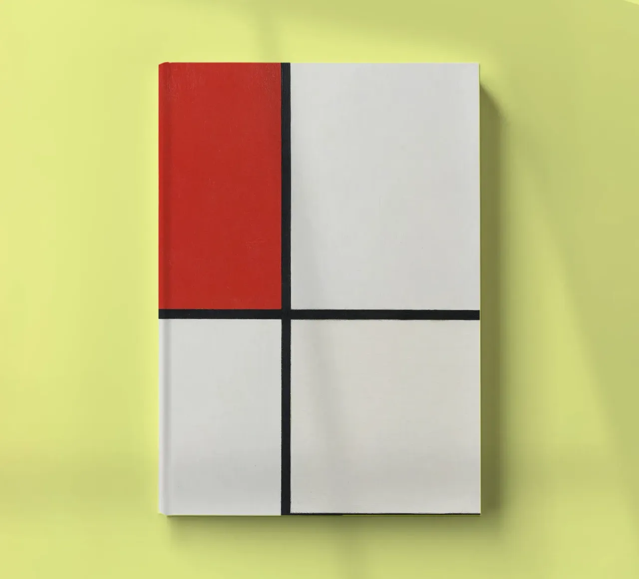 Composition n° III, avec rouge, bleu, jaune et noir carnet de notes de William Store