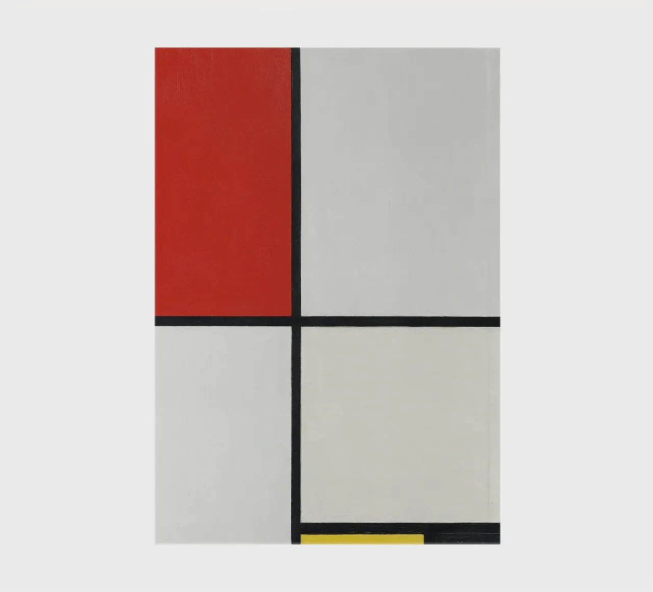 Composition n° III, avec rouge, bleu, jaune et noir carnet de notes de William Store
