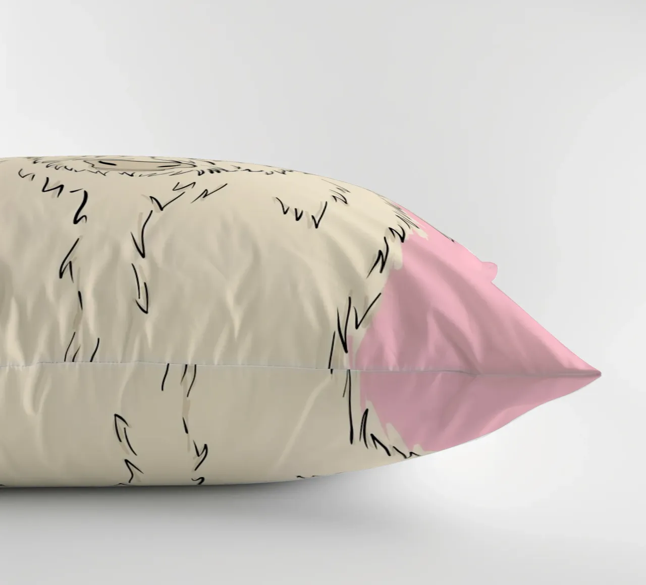 Pink Highland Cow cuscino da BAINAI