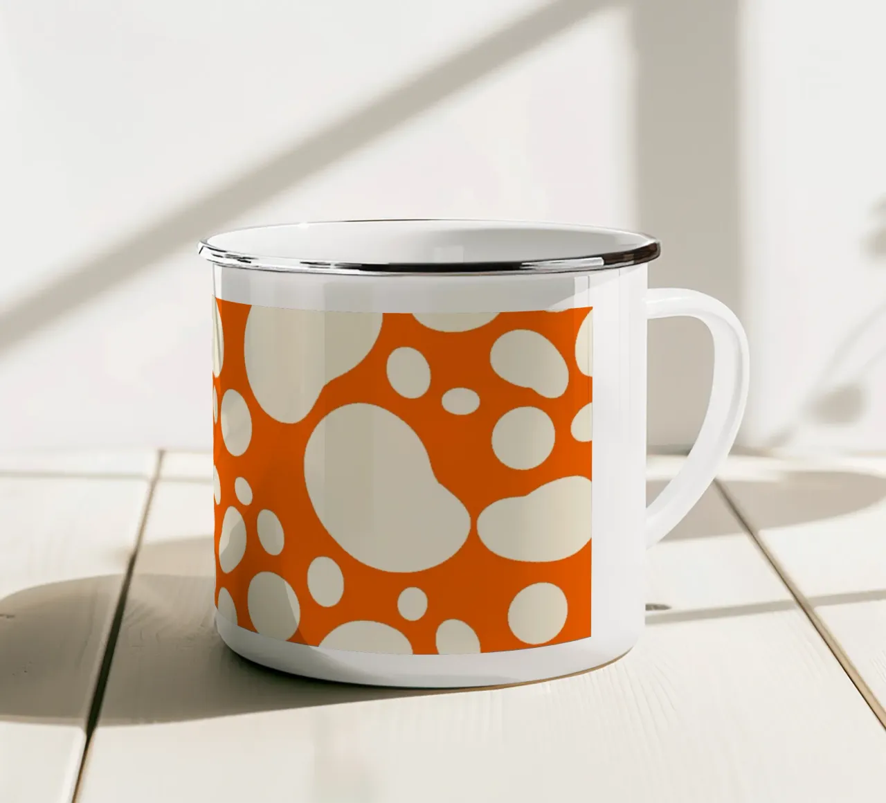 Tropfen - Orange tazza in smalto da BAINAI