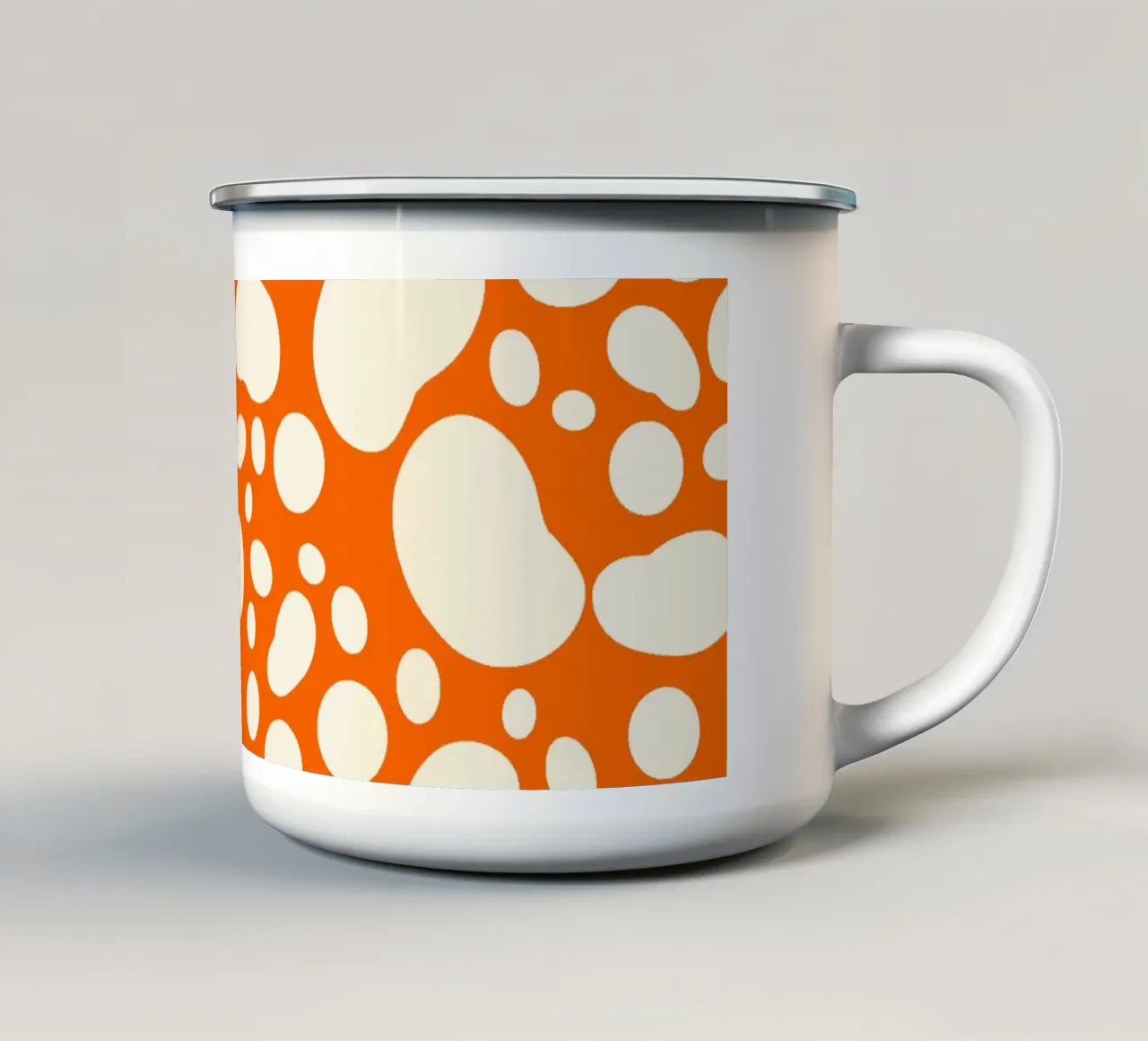 Tropfen - Orange tazza in smalto da BAINAI