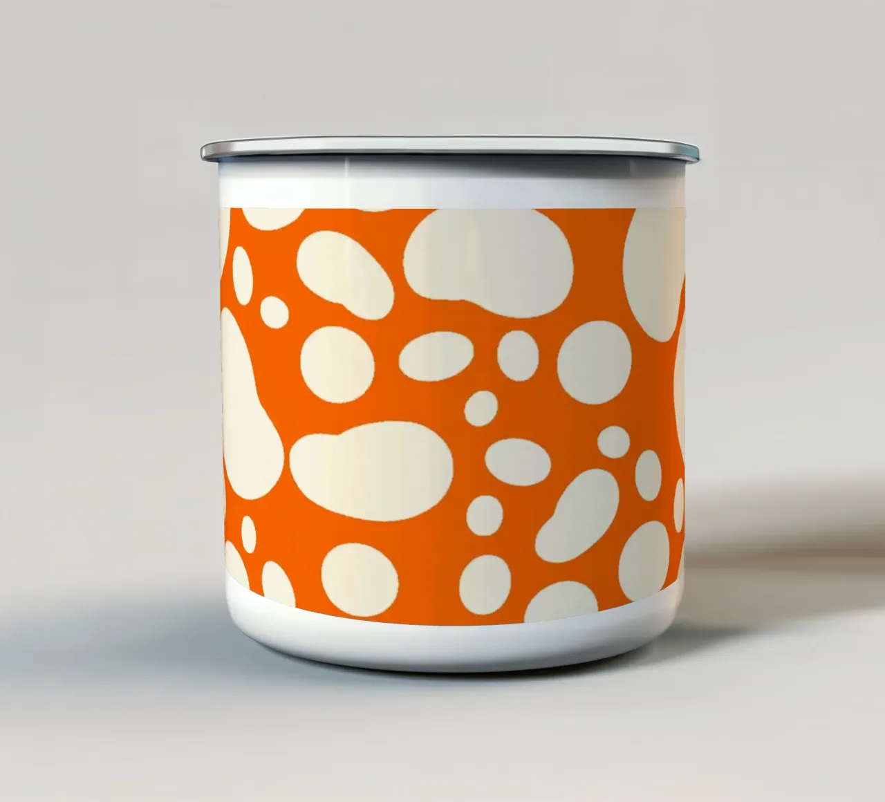 Tropfen - Orange tazza in smalto da BAINAI