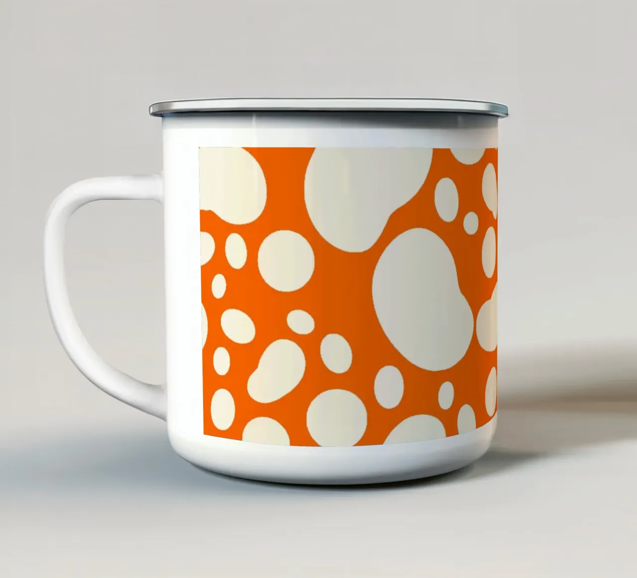 Tropfen - Orange tazza in smalto da BAINAI