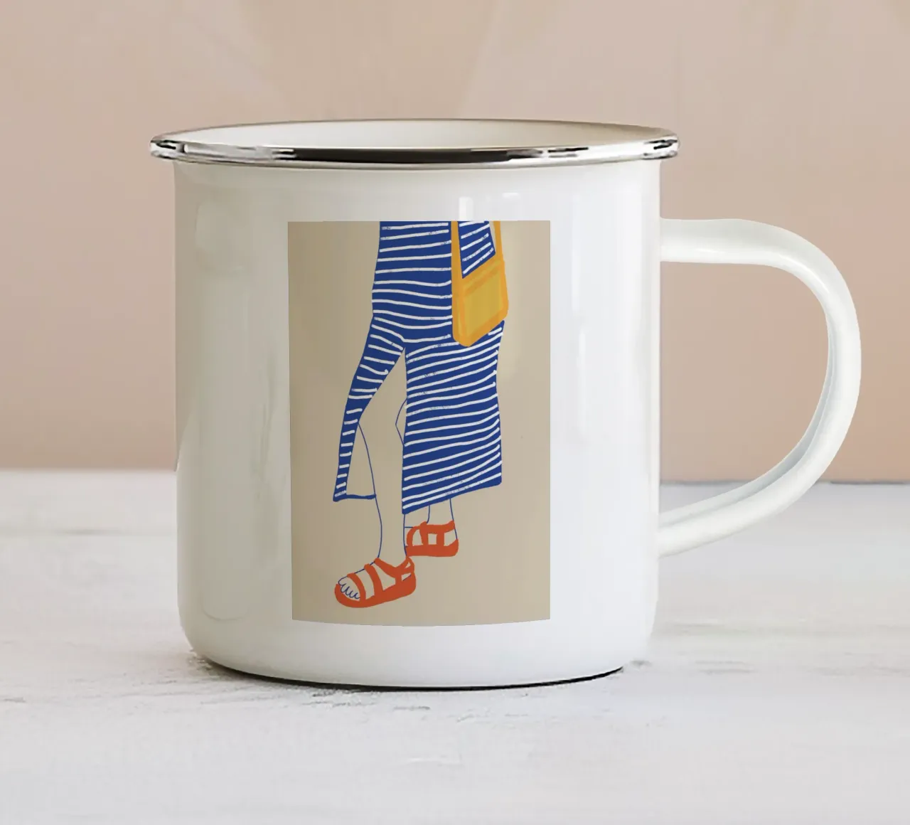 Look estivo tazza in smalto da tainah negreiros