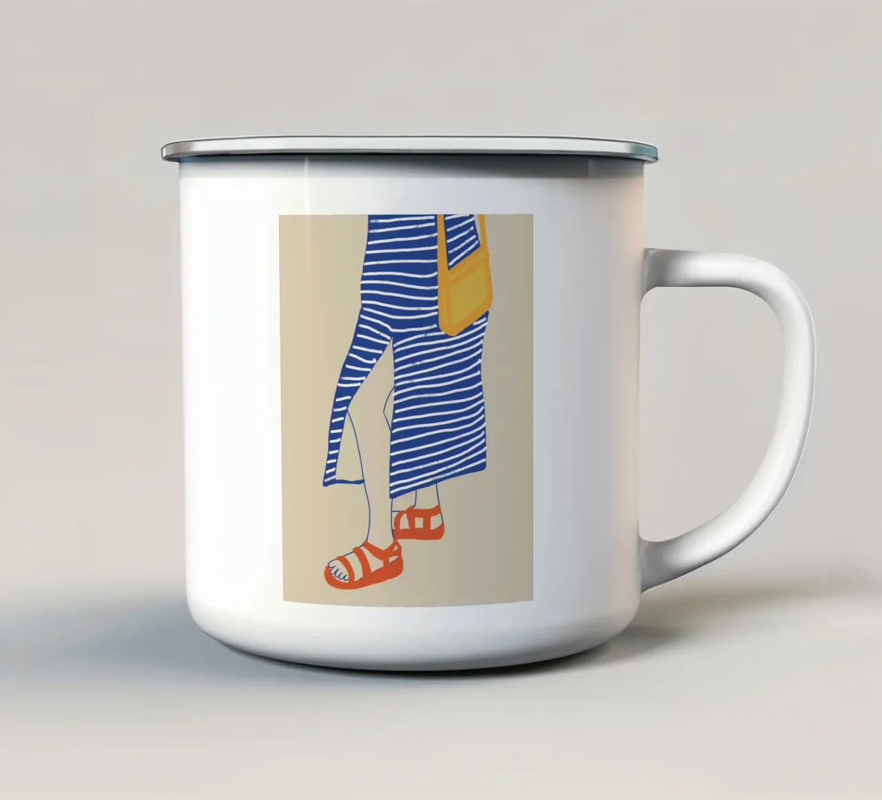 Look estivo tazza in smalto da tainah negreiros
