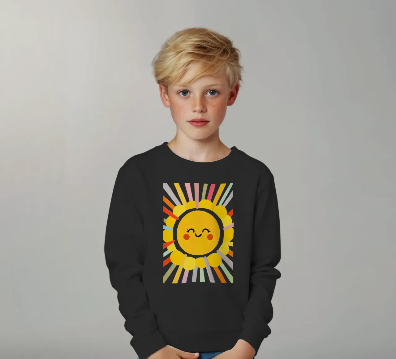 Ciao Sole felpa bambino da KidzStudio