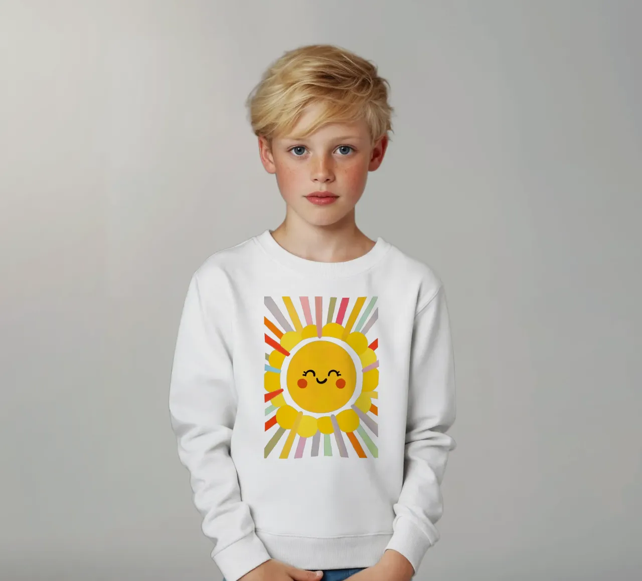 Ciao Sole felpa bambino da KidzStudio