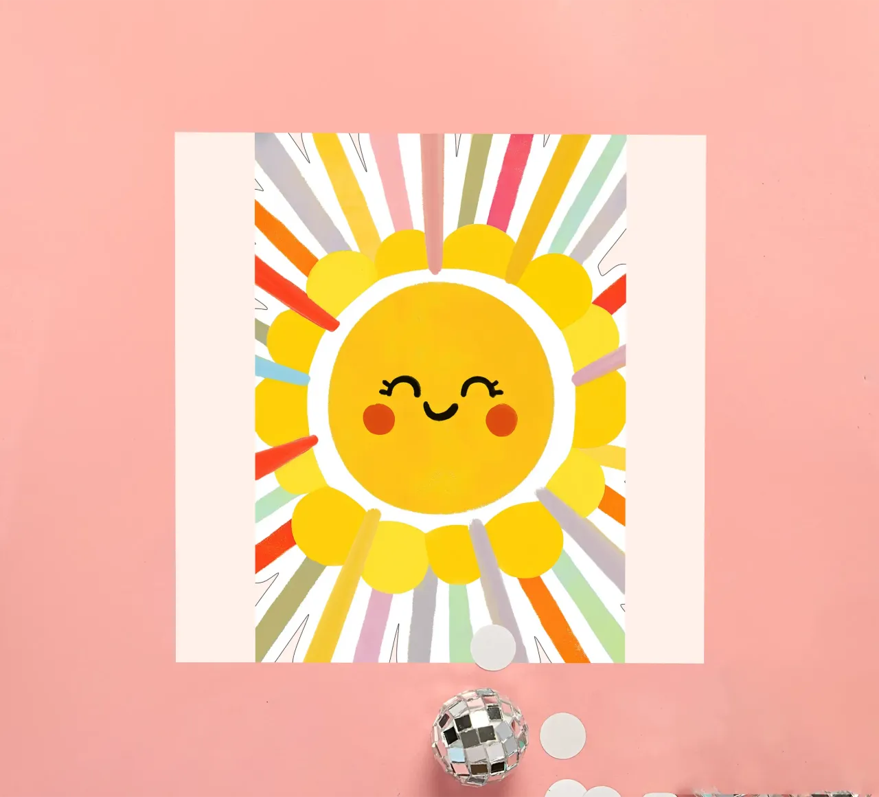 Ciao Sole adesivo da KidzStudio