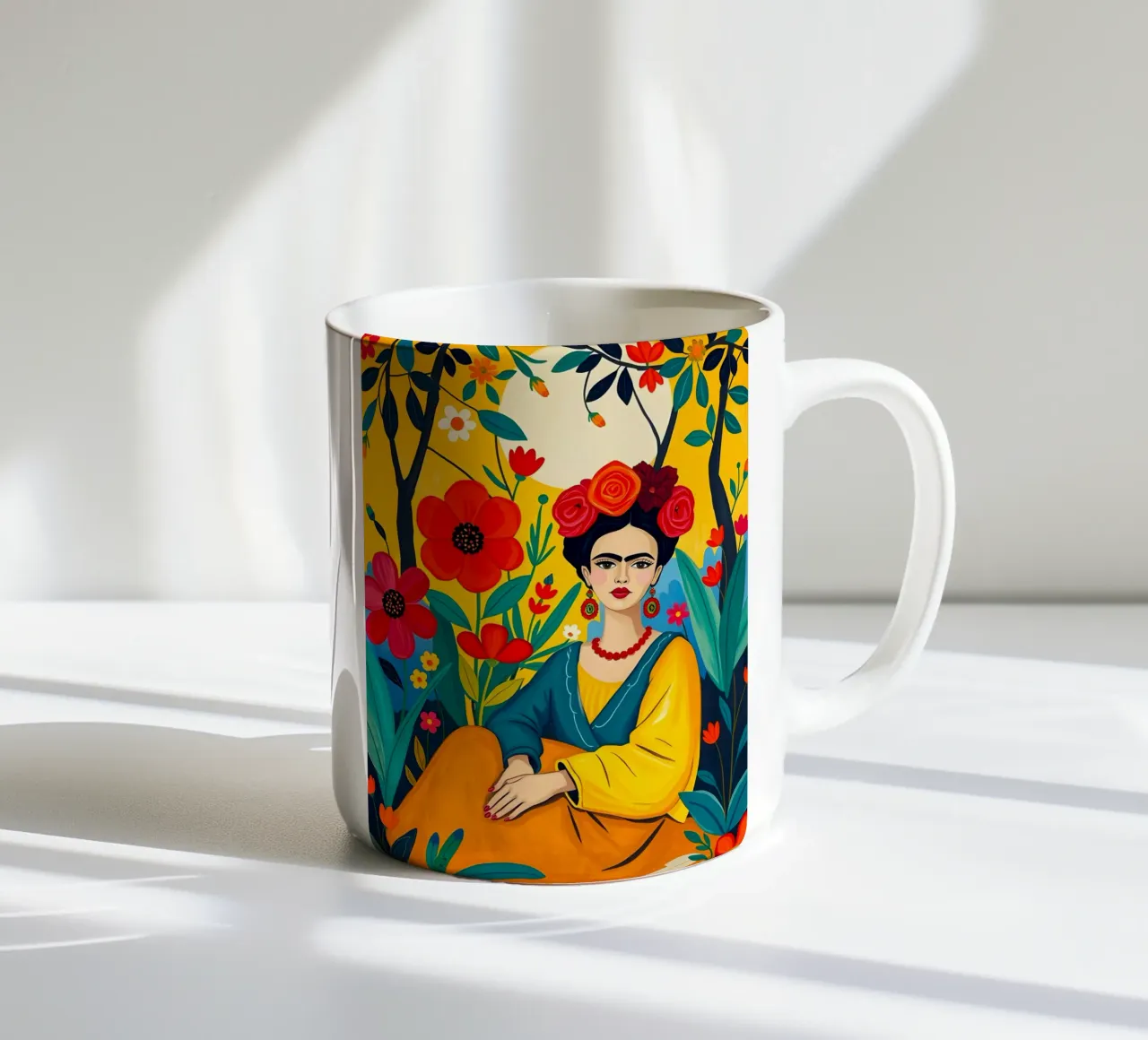 GIARDINO BOTANICO FRIDA KAHLO tazza in ceramica da ARTOMATIC