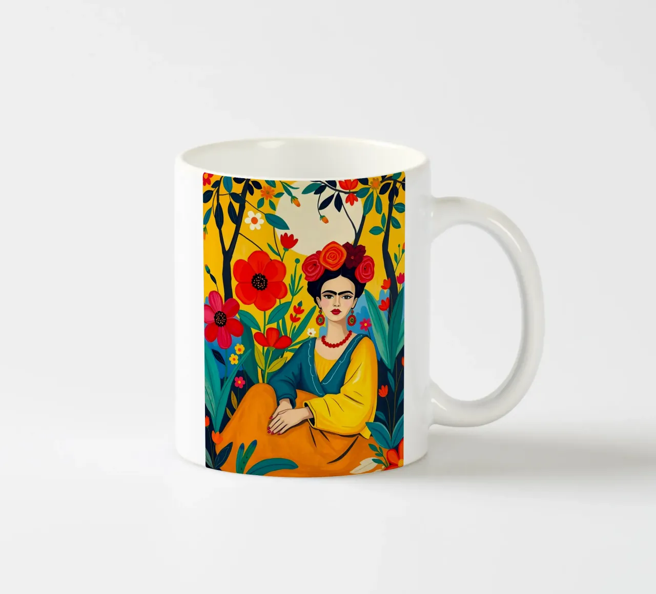 GIARDINO BOTANICO FRIDA KAHLO tazza in ceramica da ARTOMATIC