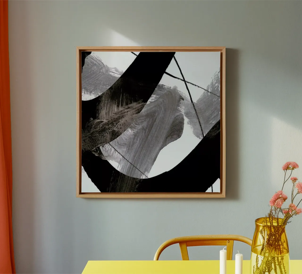 bs 2 tela con Cornice a cassetta da IRIS LEHNHARDT FINE ART
