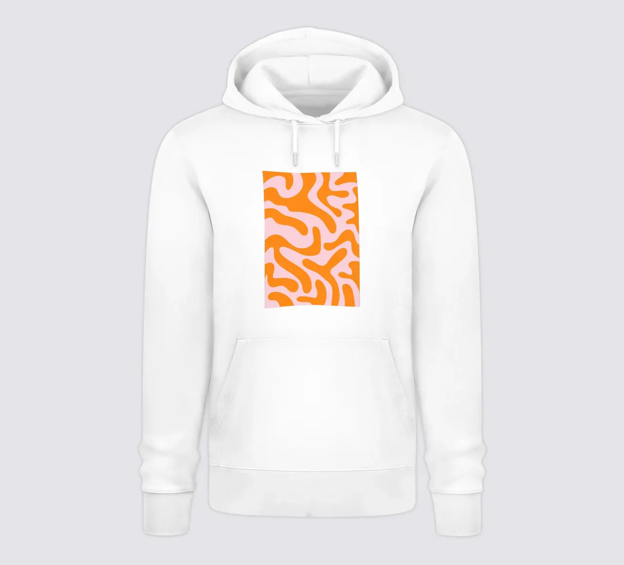 Funky Tiger Orange felpa con cappuccio da BAINAI