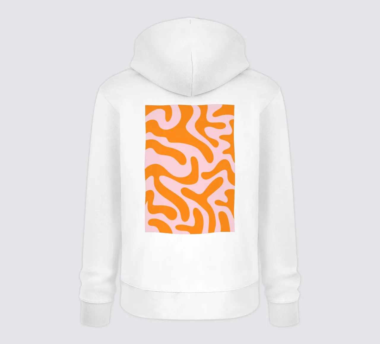 Funky Tiger Orange felpa con cappuccio da BAINAI