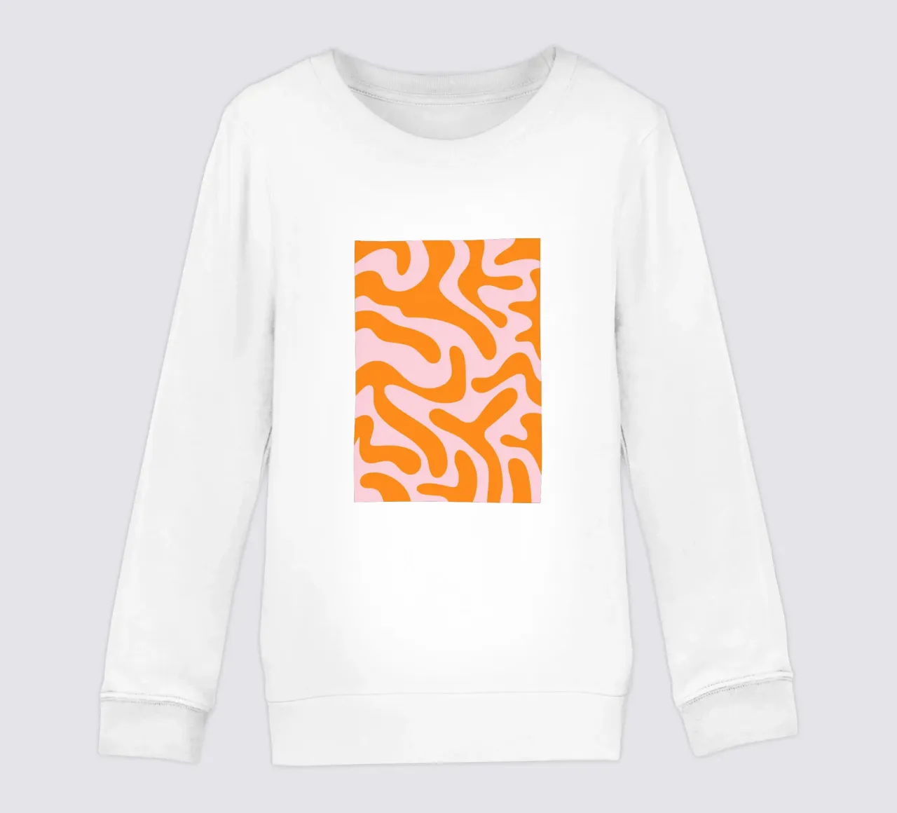 Funky Tiger Orange sweat enfant de BAINAI
