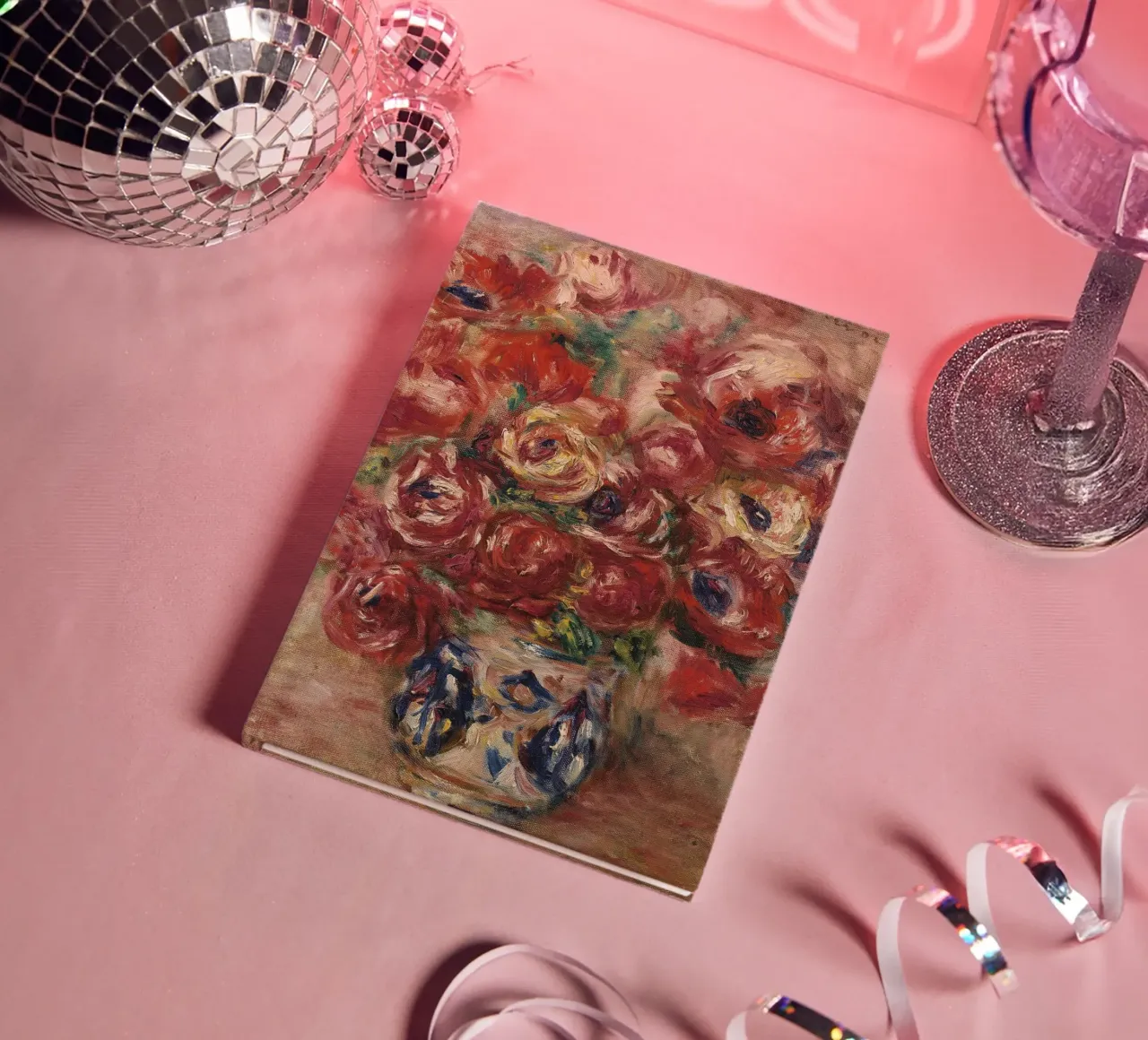 Pierre-Auguste Renoir - Fiori in un vaso diario da Timeless Artworks
