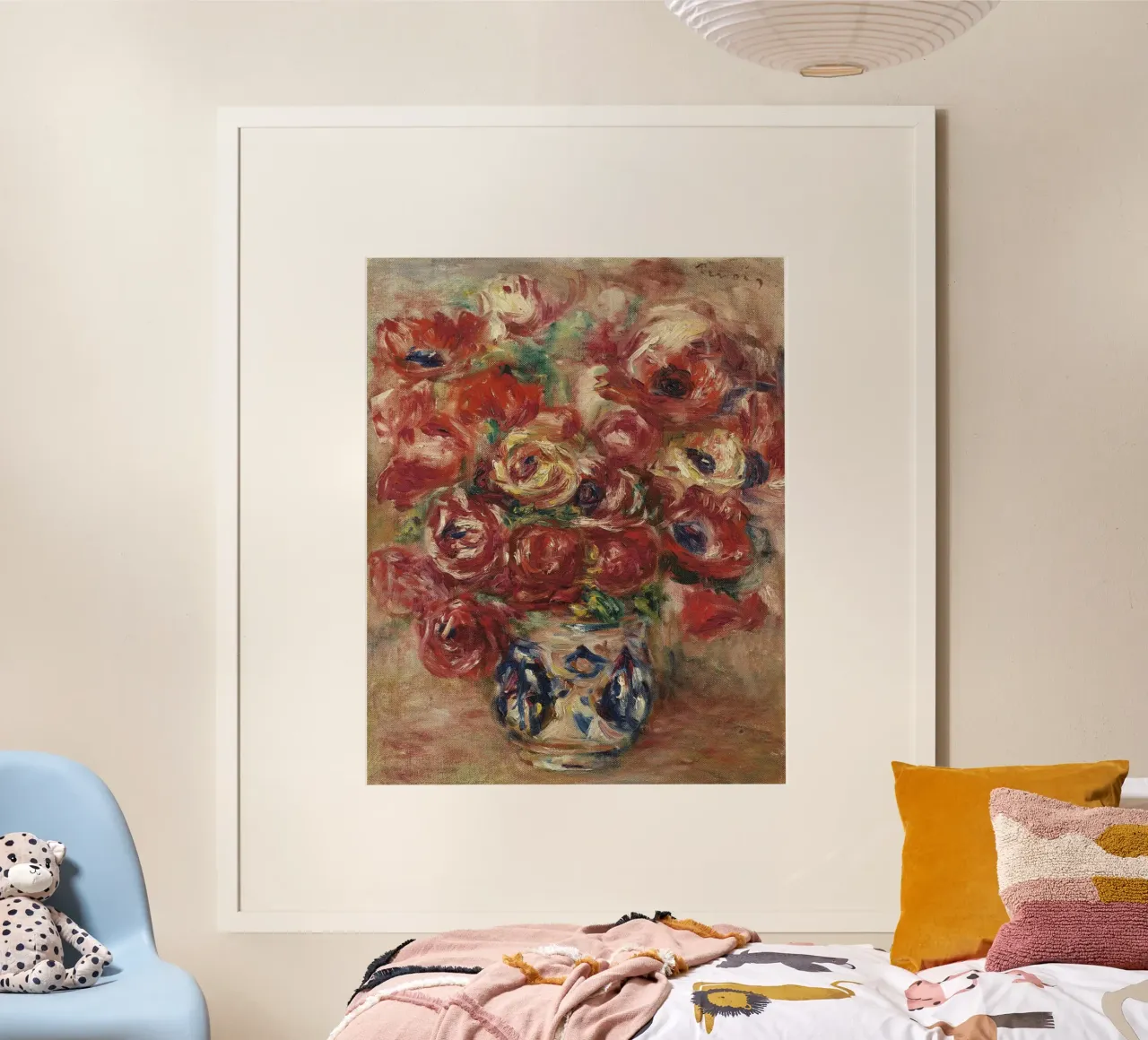 Pierre-Auguste Renoir - Fiori in un vaso carta hahnemühle da Timeless Artworks